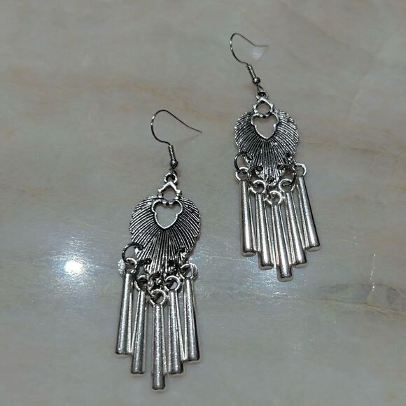 bohemian drop earrings A374 - Picture 2 of 4